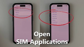 Dual SIM iPhone How To Access SIM Applications SIM Toolkit [upl. by Emerej]