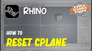 Rhino How To Reset Cplane [upl. by Jarred879]