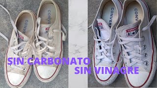 Como lavar tenis blancos  SIN VINAGRE NI CARBONATO [upl. by Zelikow]