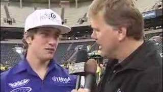 Supercross  Indianapolis  Jake Moss Interview [upl. by Anallese]