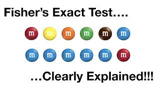 Fishers Exact Test and the Hypergeometric Distribution [upl. by Steck937]