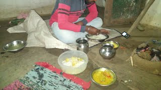 kadhi sabji pakaya hun cooking recipe  Village Vlogs [upl. by Freida566]