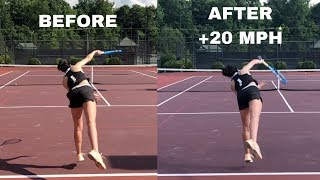 This will TRANSFORM YOUR SERVE and add up to 20 MPH to it Serve technique lesson [upl. by Gladine]