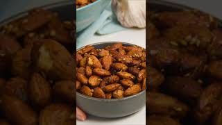 Spicy Glazed Almonds  Dished Shorts [upl. by Kathy]