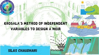 IE Khosala’s method of independent variables to design a weir [upl. by Roley315]