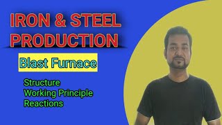 Blast Furnace  Pig Iron Manufacturing process [upl. by Tloc]