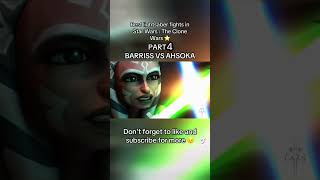 Best lightsaber fights in Star Wars  The Clone Wars PART 4 BARRISS VS AHSOKA starwars ahsoka [upl. by Mobley]