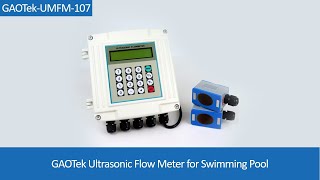 Ultrasonic Flow Meter for Swimming Pool  GAOTek [upl. by Norrie]