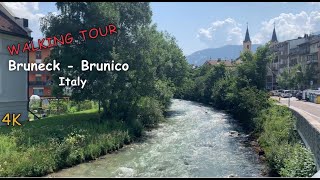 Brunico Italy  Walking Tour 4K [upl. by Mehs688]