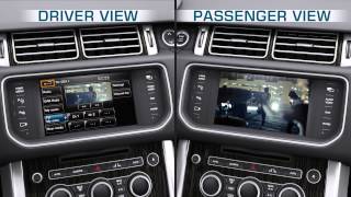 How to  Range Rover 2013  Vehicle feature Dual View Screen [upl. by Gris]