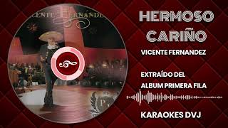 KARAOKE HERMOSO CARIÑO VICENTE FERNANDEZ [upl. by Meil]