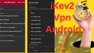 Vpn Ikev2 Android connect strongswan [upl. by Initof]