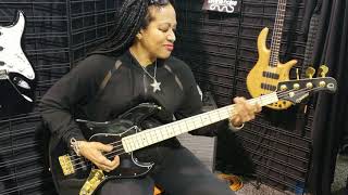 Bartolini Classic Brights Pickups amp Allen Eden quot Eric quotEQquot Youngquot Signature Model Bass [upl. by Aural]