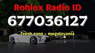 Fresh Sans  Megalovania Roblox ID [upl. by Deb]