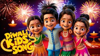 Diwali Kids Song  Hindi Rhymes  Kids Diwali Celebration with Fireworks amp Fun  Lakshyas Journey [upl. by Eiramesor770]