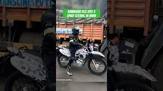 Kawasaki KLX 230 S Spotted Testing in India  BikeWale shorts [upl. by Ainesy]