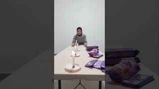 انقطع نفسي ب تحدي الشموع 😩🤯  زهراء برو 🧕🏻  Zahraa Berro [upl. by Roxie]