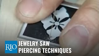 Jewelry Saw Piercing Techniques [upl. by Adlaremse799]