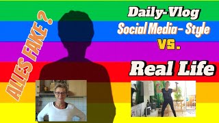 Daily Vlog 🤳 🤔nur Fake❓InfluencerStyle vs Reality  SO ists auf Social Media 🔄 SO echten Leben [upl. by Rdnaskela]