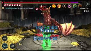 MASHALLED SOLO DRAGON 25 RAID SHADOW LEGENDS [upl. by Nilre]