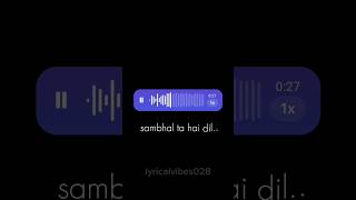 Hamein tumse pyar kitna hindi song ytshorts shorts rawvoice [upl. by Ahsinuq]