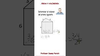 Áreas y Volúmenes de Cuerpos Geométricos Ejercicio 6 [upl. by Jamill228]