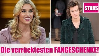 Die VERRÜCKTESTEN FanGeschenke Für Lena Gercke Harry Styles Pietro Lombardi amp Co [upl. by Baudelaire]