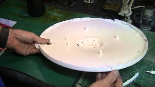 Polar Lights 1350 Scale Enterprise Refit Buildup PT 8 [upl. by Lybis]