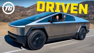 FIRST DRIVE Tesla Cybertruck Full Review [upl. by Eanahs631]