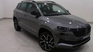 Skoda Karoq SportLine 1 5TSi DSG Gris Graphite [upl. by Adnulahs962]