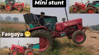 mahindra fasgaya 😁👿 ministunt nishudaswal [upl. by Schwitzer]