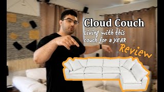 1 Year Later My Honest Review of the RH Cloud Couch  Is it Worth the Investment  Team Justduet [upl. by Ellehsram]