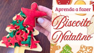 Como fazer Biscoitos de Natal Decorados  SIMPLES E FACIL [upl. by Brothers101]