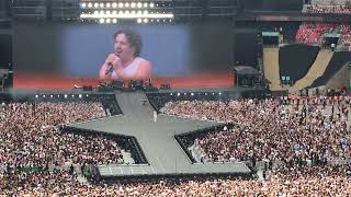 Benson Boone Performing quotBeautiful Thingsquot Live  Wembley Stadium London [upl. by Auqined625]