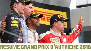 Résumé GrandPrix dAutriche 2016  Formule 1 [upl. by Hansen]