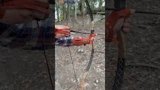 Try this bow archery archer recurvebow traditionalbow archerylife [upl. by Lahsiv]