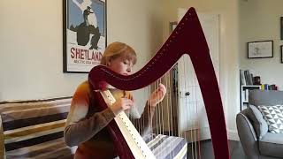 Gaelic Air  Scottish clarsach harp [upl. by Raffaj]