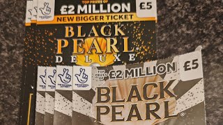 Black pearl deluxe v black pearl scratch cards £40 in play [upl. by Reaht82]