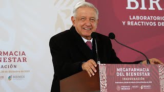 Inauguración de la Megafarmacia para el Bienestar desde Huehuetoca Estado de México [upl. by Battista]