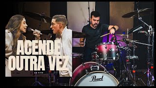 Acende Outra Vez  Jefferson e Suellen  JC Batera DRUM COVER [upl. by Esnahc]