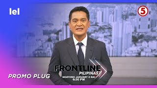 TV5  Jiggy Manicad on Frontline Pilipinas promo 07JAN24 [upl. by Rafat]