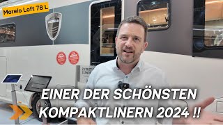 Der günstigste und kompakteste Luxusliner seiner Klasse 2024 Morelo Loft 78 L auf dem Caravan Salon [upl. by Magena]