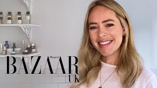 Tanya Burr walks us through her daily beauty look  My everyday beauty  Bazaar UK [upl. by Anelram]