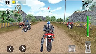 Fast Motor Bike Rider 3D  Gameplay Android game  heavy bike racing games [upl. by Efrem]