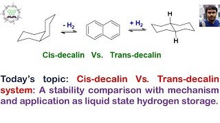 CisDecalin Vs TransDecalin Stability comparison mechanism MCQ and application as H2 storage [upl. by Oicnaneb]