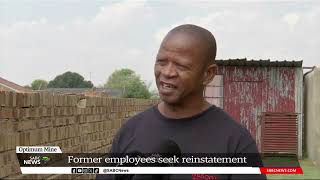 Former employees of Optimum Mine in Mpumalanga seek reinstatement [upl. by Eilatan]