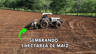 Sembrando MAÍZ para hacer SILO [upl. by Llewkcor]