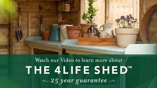 Forest The 4Life Shed Versatile Garden Sheds with Modular amp Durable Construction [upl. by Onabru776]