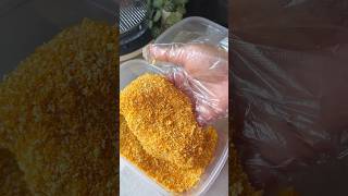 Resep chicken katsu simpel chickenkatsuresepsimplengeshortsbarengshortvideo [upl. by Clarette]