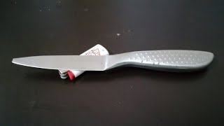 Evde Bıçak on saniyede Jiletten çok daha keskin nasıl bilenir  Razor sharp Knife sharpening [upl. by Inaja]